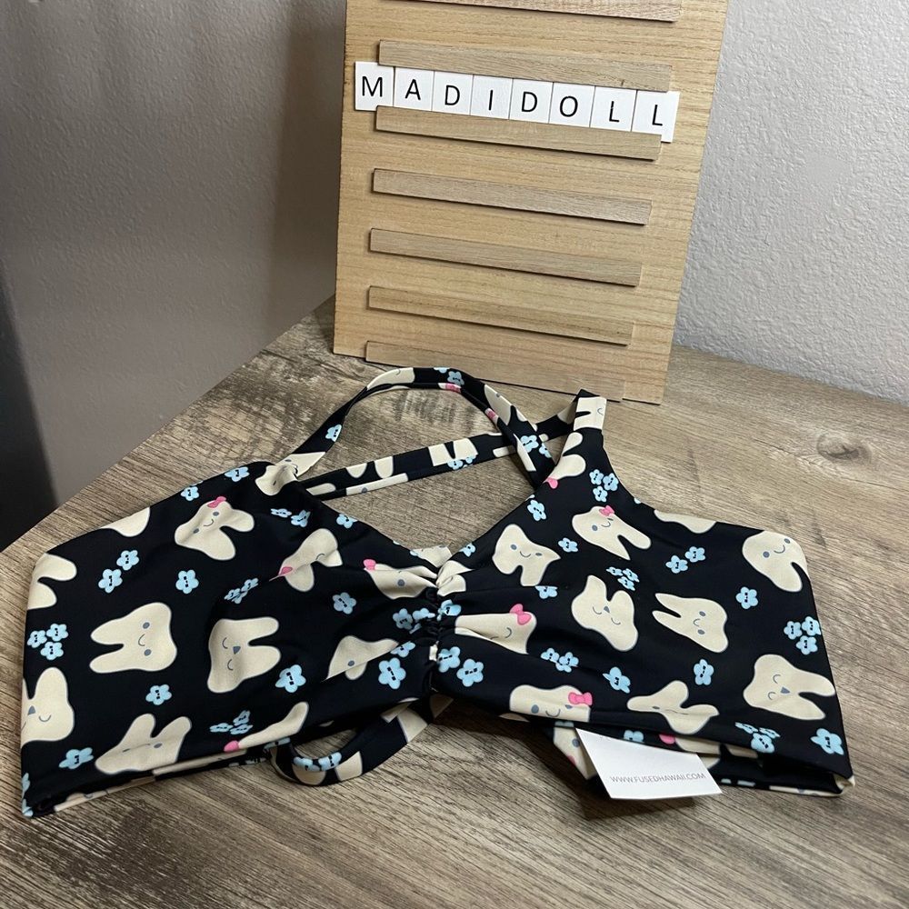 Fused Hawaii Happy Tooth Swim Top